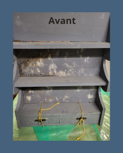 Avant le relooking de meuble