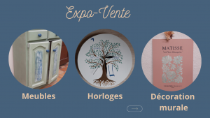 exposition-vente de créations le 24 mai 2025