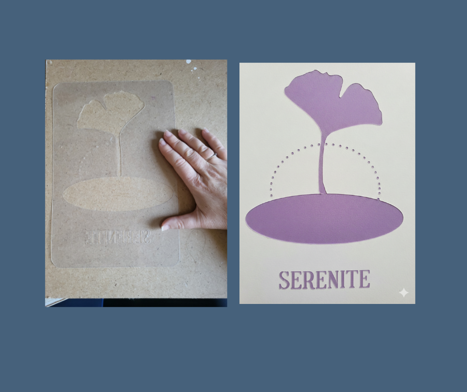 pochoir personnalisé A4